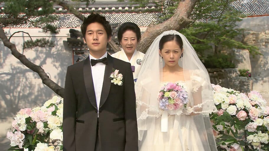 Golden Bride backdrop