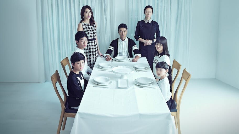 The Mystery Housemaid backdrop