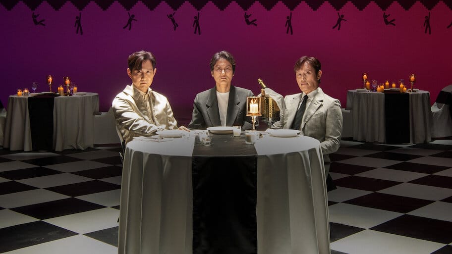 Squid Game in Conversation backdrop