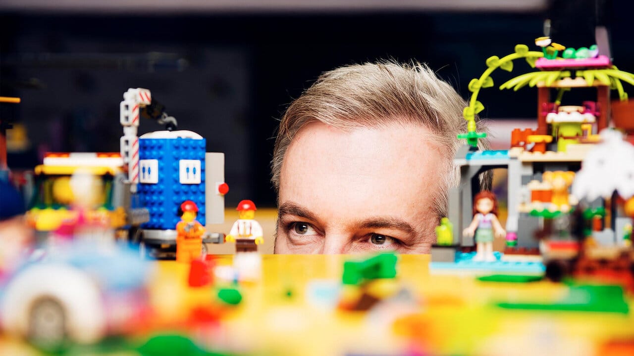 The Secret World of Lego backdrop