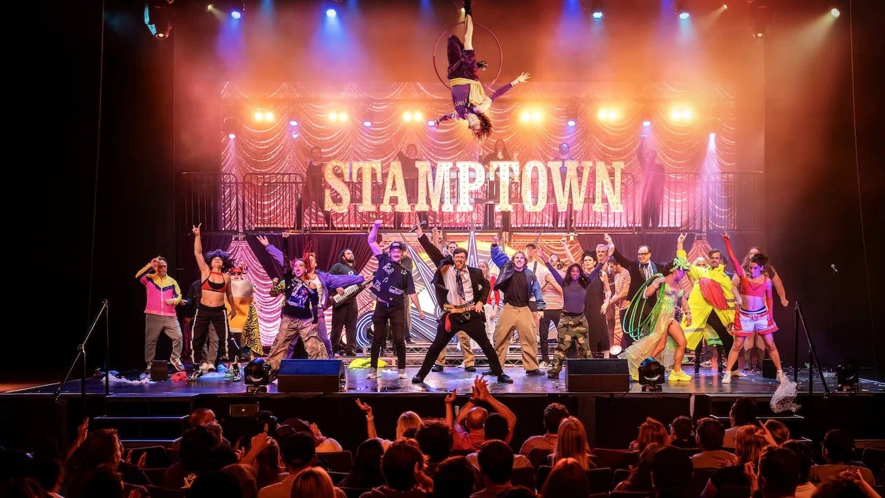 Stamptown backdrop