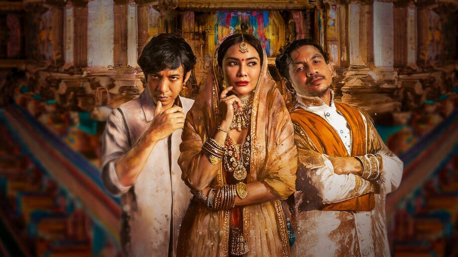 Melukis Harapan Di Langit India backdrop