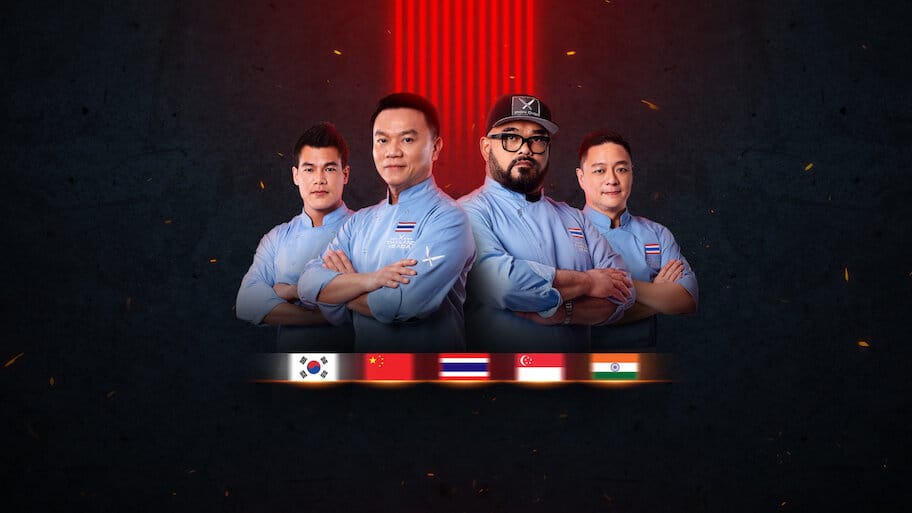 Iron Chef Thailand VS Asia backdrop