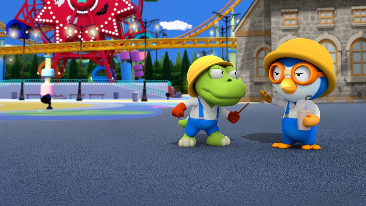 Pororo and the Monster Amusement Park backdrop