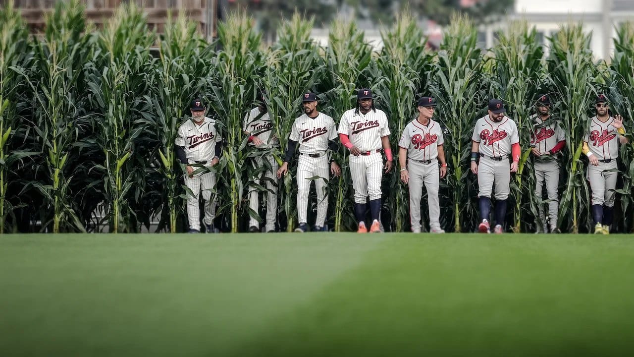 MLB Field of Dreams: Phillies vs. Twins backdrop