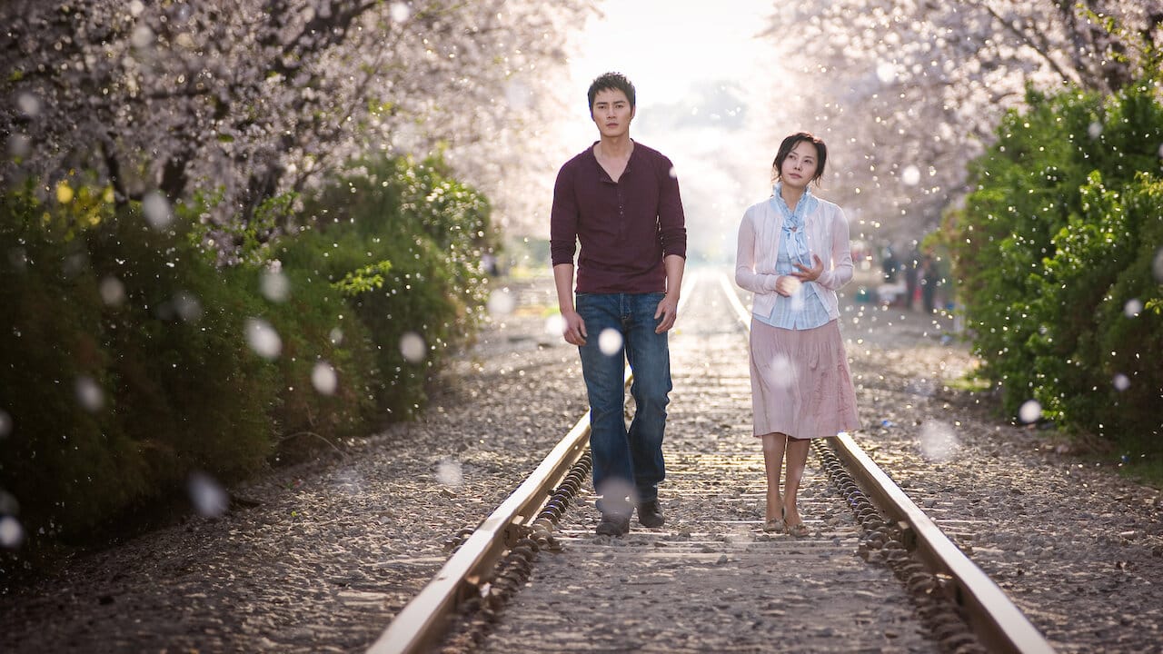 Snow in August backdrop