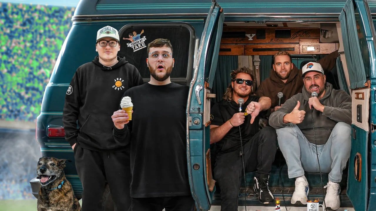 Pardon My Take backdrop