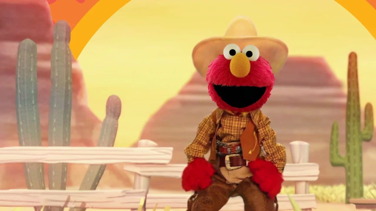 My Sesame Street Friends: My Elmo backdrop