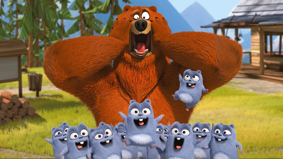 Grizzy and the Lemmings backdrop