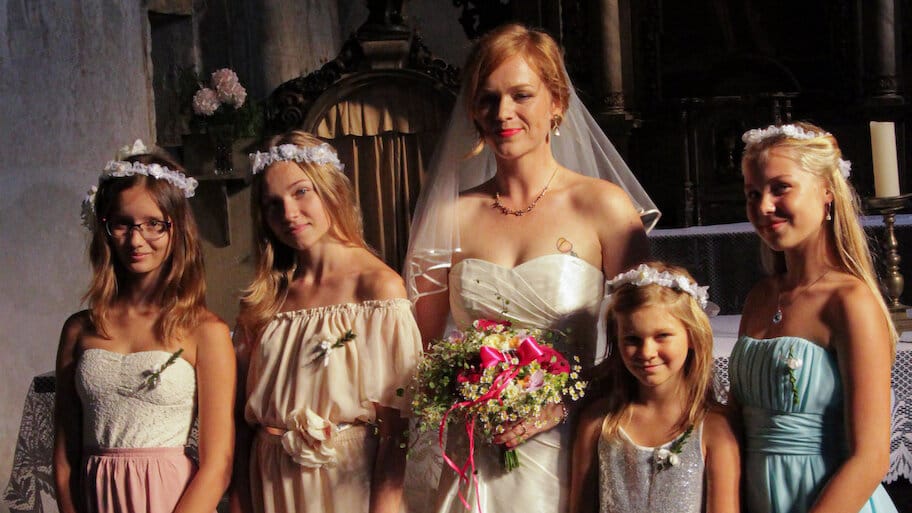 Two Brides and One Wedding backdrop