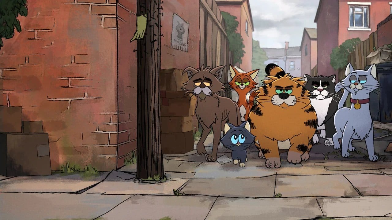 Ricky Gervais Alley Cats backdrop