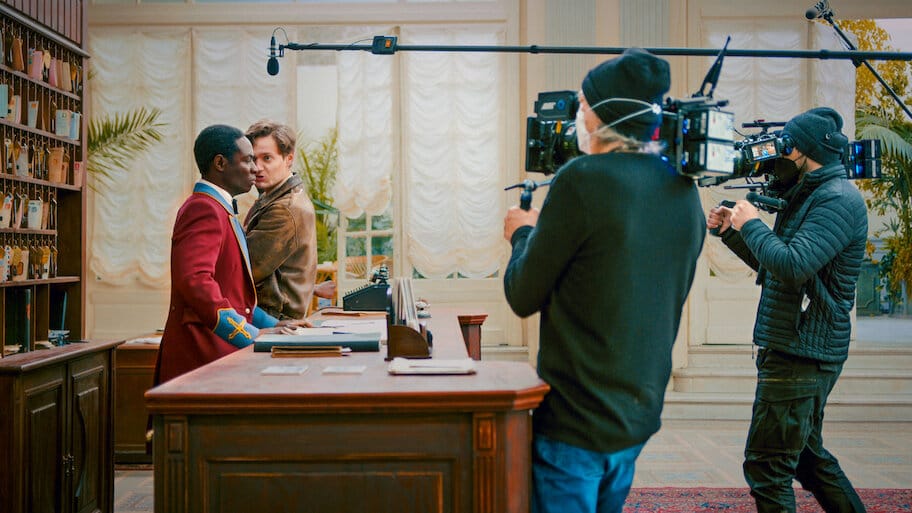 Making Transatlantic backdrop