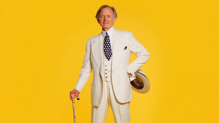 Radical Wolfe backdrop