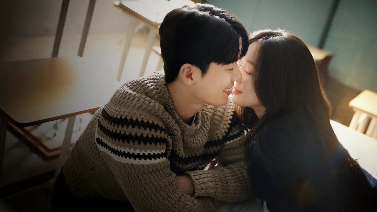The Midnight Romance in Hagwon backdrop