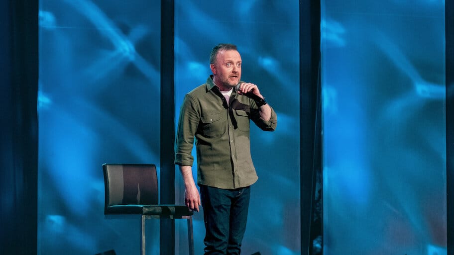 Chris McCausland: Live backdrop