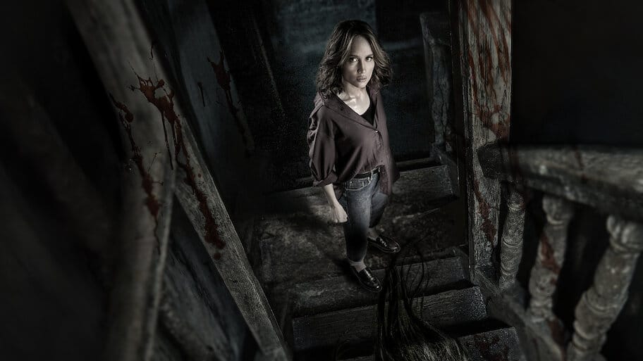 The Haunted Apartment "Miss K" backdrop