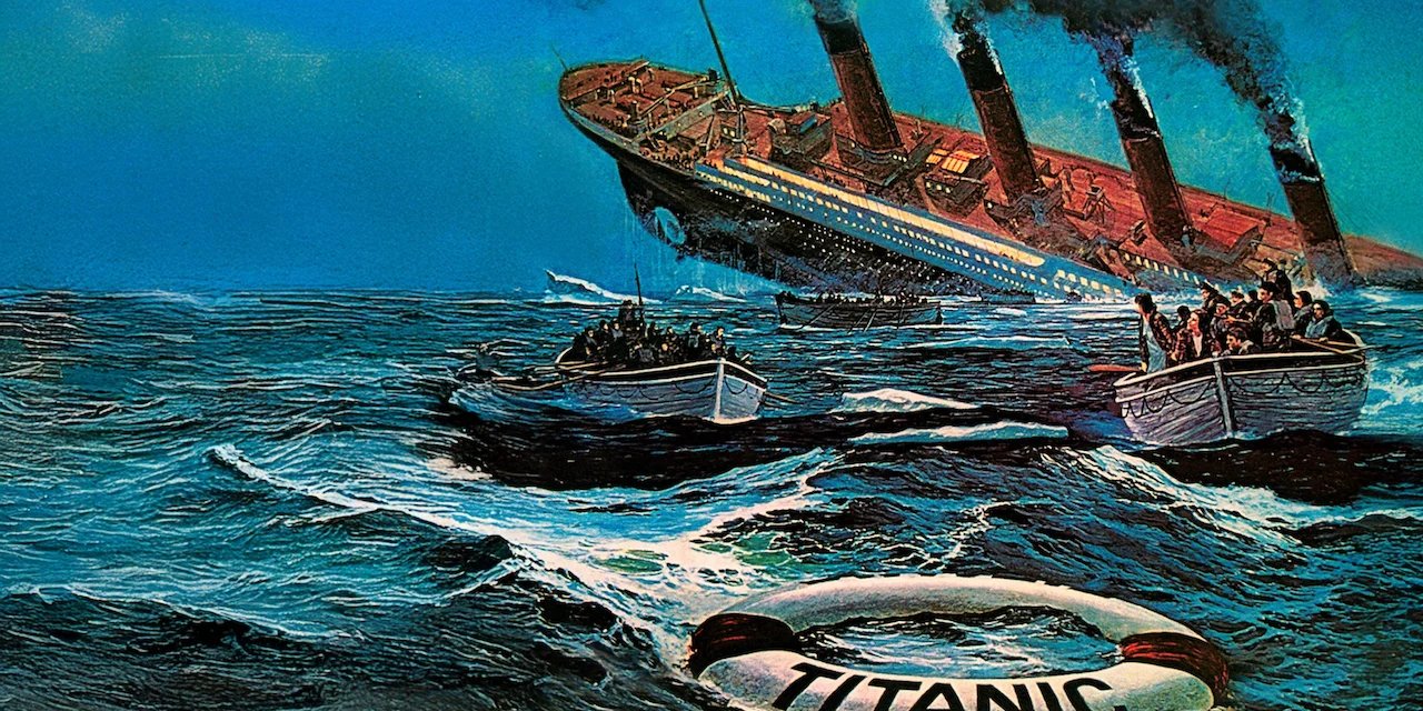 S.O.S. Titanic backdrop