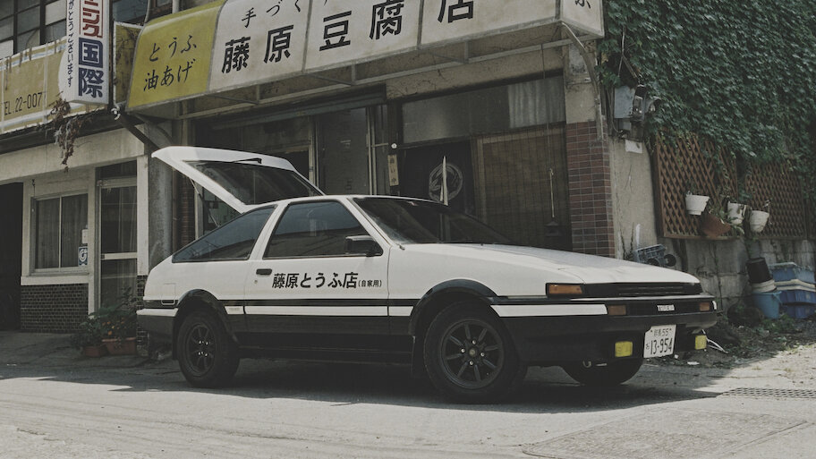 Initial D backdrop