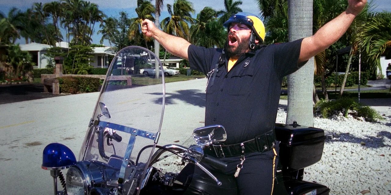 Crime Busters backdrop