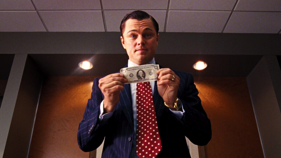 The Wolf of Wall Street backdrop