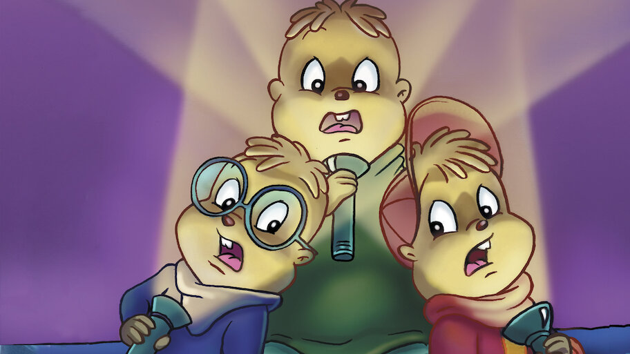 Alvin and the Chipmunks Meet Frankenstein backdrop