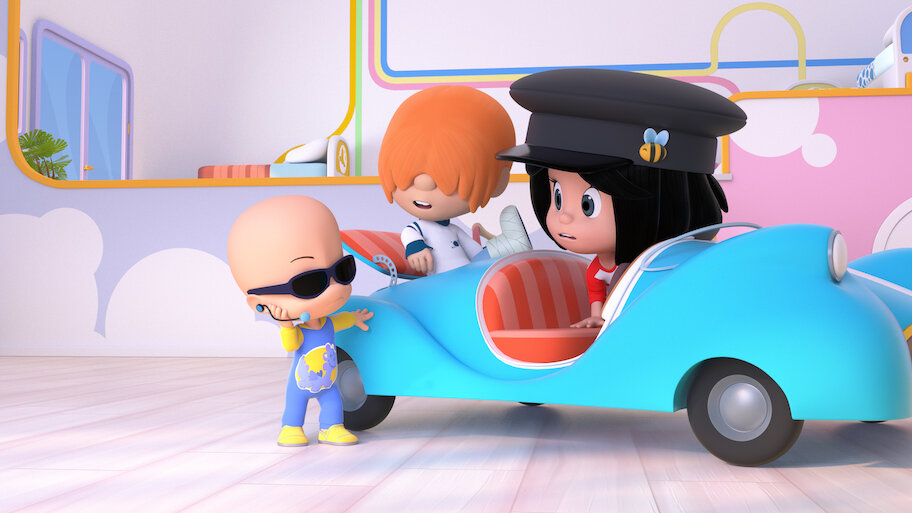 Cleo & Cuquin backdrop