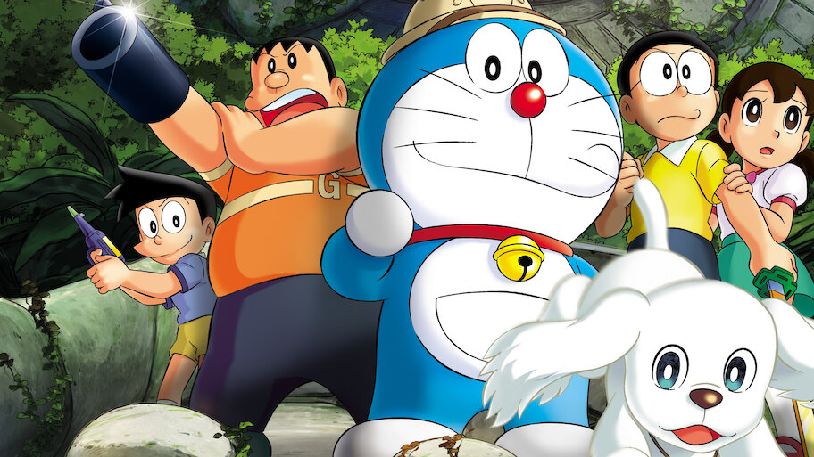 Doraemon the Movie: Nobita in the New Haunts of Evil- Peko and the Five Explorers - backdrop