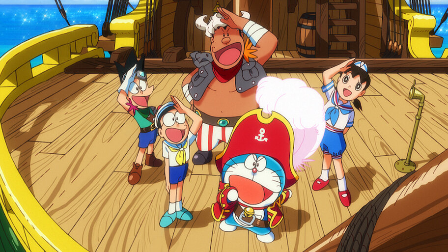 Doraemon the Movie: Nobita's Treasure Island backdrop
