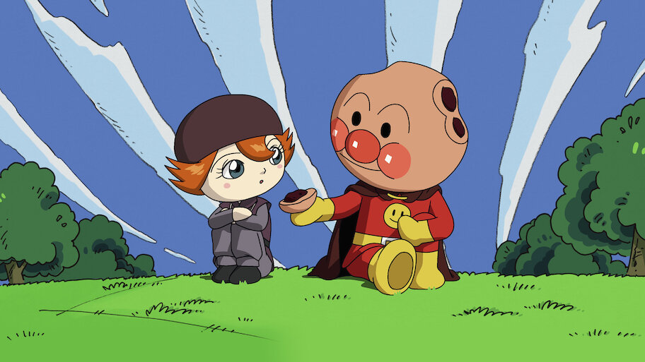 Anpanman: The Blacknose with Magical Song backdrop