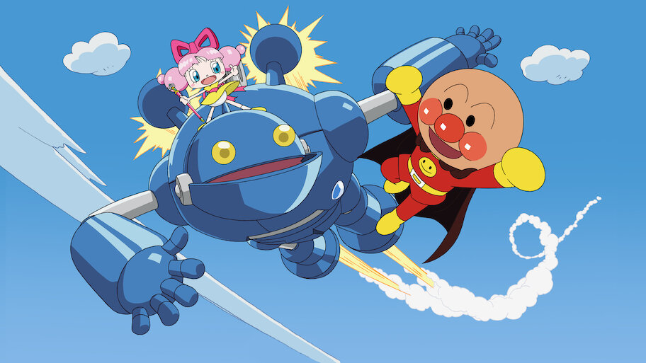 Anpanman: Nanda and Runda from Star of Toys backdrop