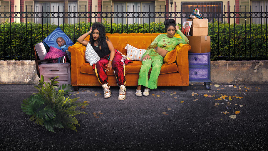 One of Them Days backdrop