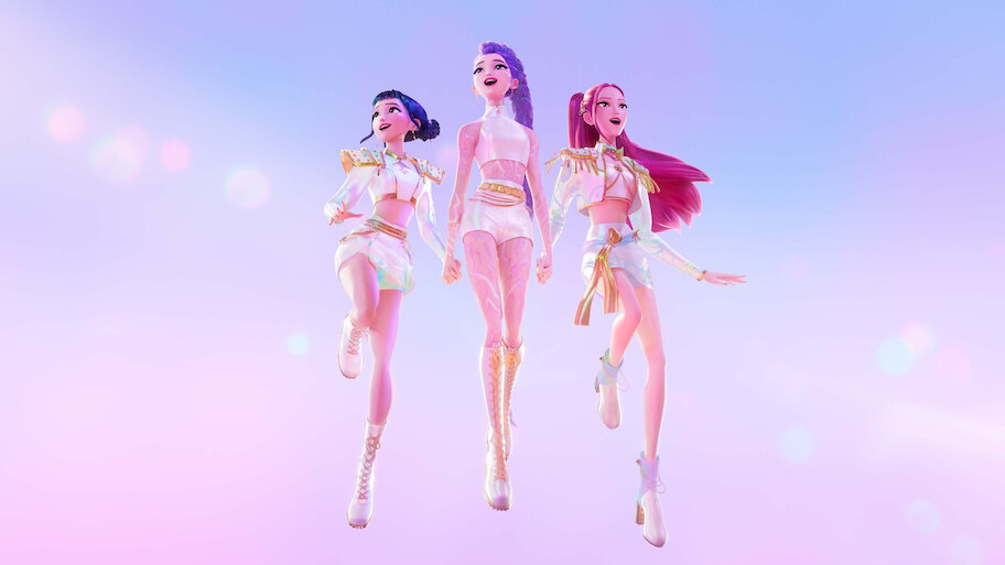 KPop Demon Hunters Sing-Along backdrop